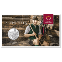 10 Euro 2025 Aufbrezeln – Leder Silber HgH Ank. Nr. 10 Euro 2025 Aufbrezeln – Leder Silber HgH Ank. Nr.