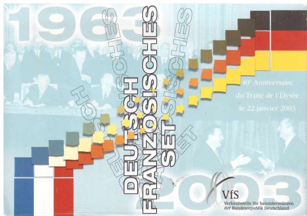 Deutsch Französisches Set 1963 2003 Ungeöffnet