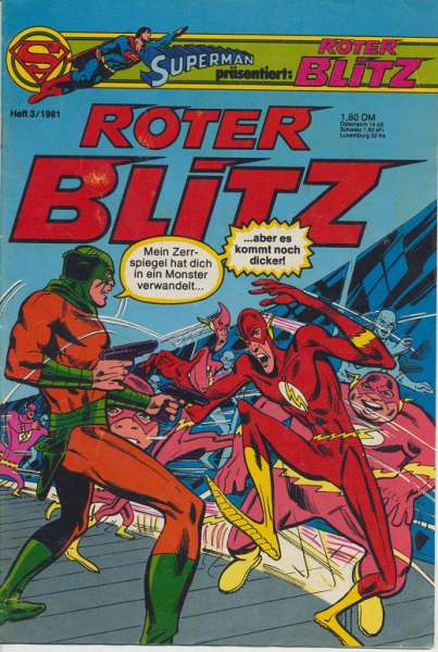 Superman präsentiert Roter Blitz Heft 3/1981