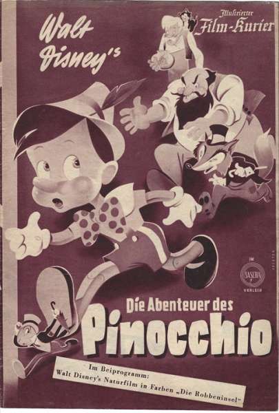 Walt Disney Pinocchio Illustrierter film kurier nr.1177