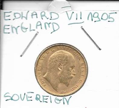 Sovereign 1905 Great Britain Großbritannien Edward VII