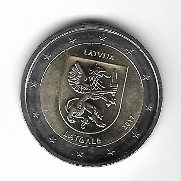2 Euro Lettland 2017 Latgale