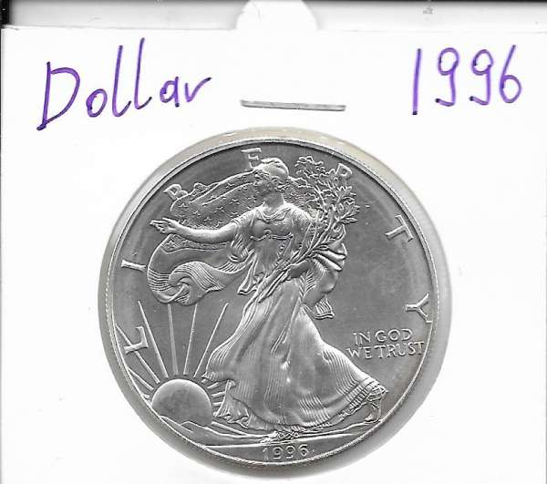 1 Dollar 1996 Silber Eagle Unze