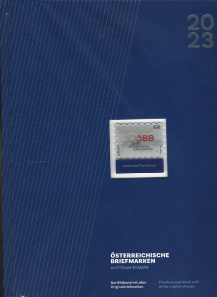 2023 Marken Jahrbuch der Post 2023 Österreich ÖBB Purkersdorf Sanatorium
