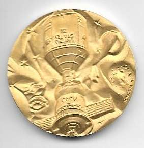 Apollo-Soyuz Test Project gold 1oz Medal 1975