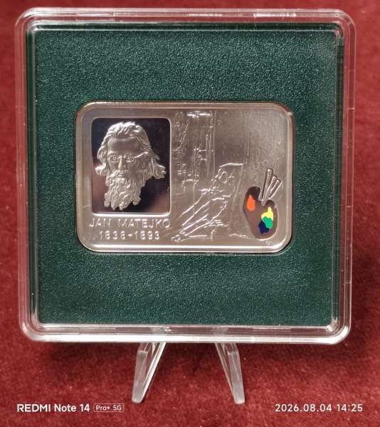 Polen - 20 Zlotych 2002, Jan Matejko , PP