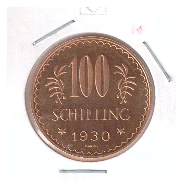100 Schilling Gold 1930