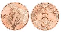 10 Euro  2024 Das Veilchen NORMALPRÄGUNG Kupfer Ank. Nr. 10 Euro  2024 Das Veilchen NORMALPRÄGUNG Kupfer Ank. Nr.