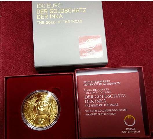 2021 - 100 Euro Gold Der Goldschatz der Inka (2021)