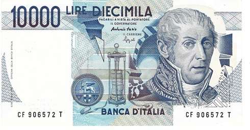 Italien- 10 000 Lire 1984 unc.CF 906572 T KM 112b