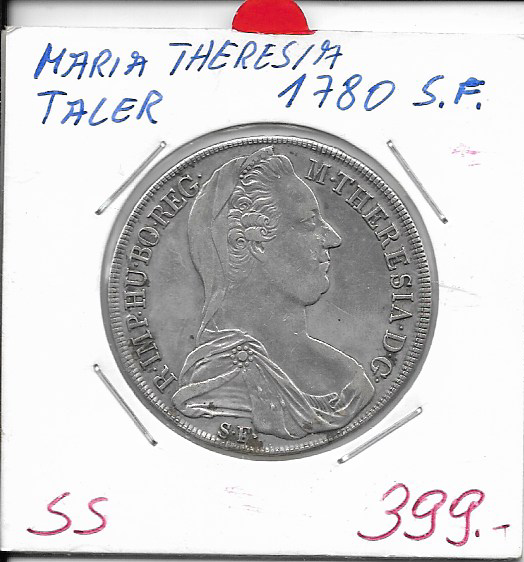 RDR Maria Theresia Taler 1780 SF