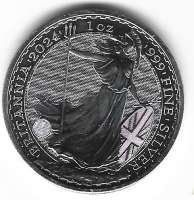 2 Pounds 2024 - Britannia - 1 Oz Silber Great Britain Charles III 2 Pounds 2024 - Britannia - 1 Oz Silber Great Britain Charles III