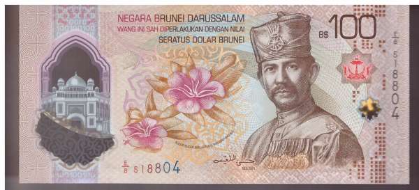 Brunei Pi.45 100 Ringgit 2024