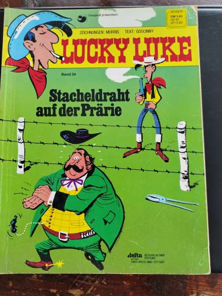 Lucky Luke Band 34 Stacheldraht auf der Prärie