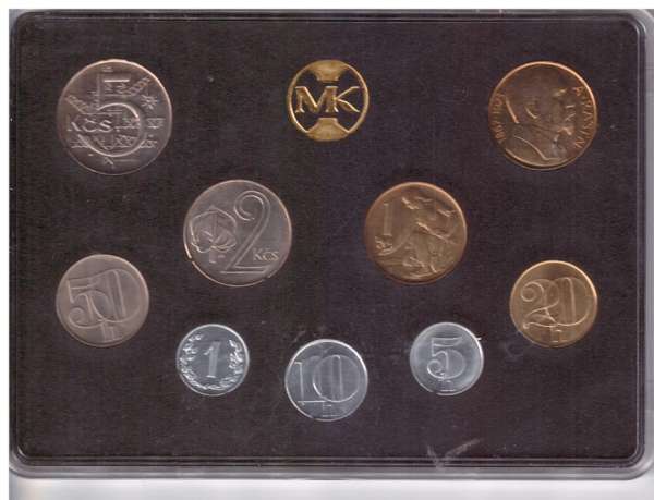 Tschechoslowakei KMS 1992 UNC