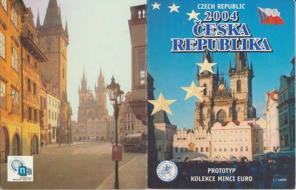 Ceska Republika Euro Probeprägung 2004 ESSAI PATTERN Prueba