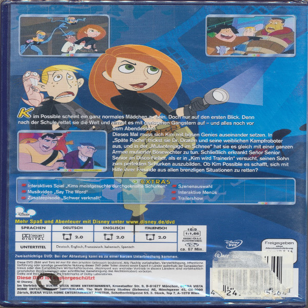 Kim Possible Die Geheimen Akten DVD