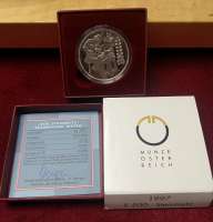 ANK Nr. 52 Steinmetz 1997 PP 500 Schilling Silber in Box ANK Nr. 52 Steinmetz 1997 PP 500 Schilling Silber in Box
