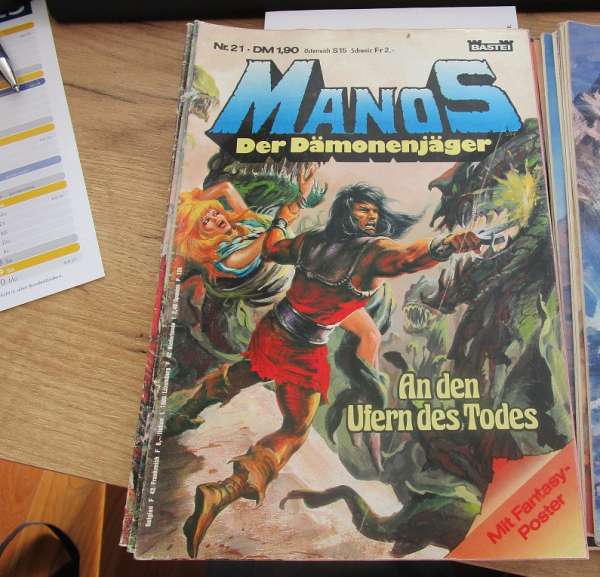 Manos Der Dämonenjäger Nr.21 Bastei mit Poster