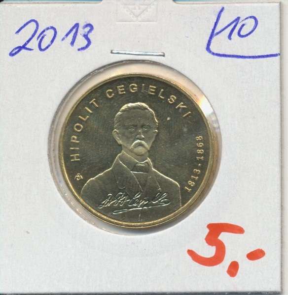 Polen 2 Zloty 2013 Hipolit Cegielski 1813-1868 (10)