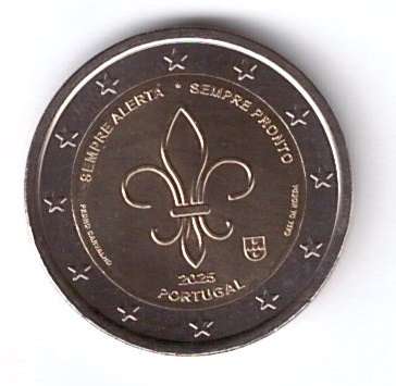 2 Euro Portugal 2025 Pfadfinder