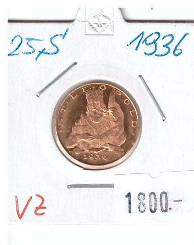 25 Schilling Gold 1936 St.Leopold
