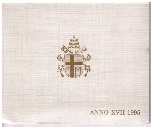 1995 KMS Johannes Paul II. Vatikan Italien-Kirchenstaat Lire