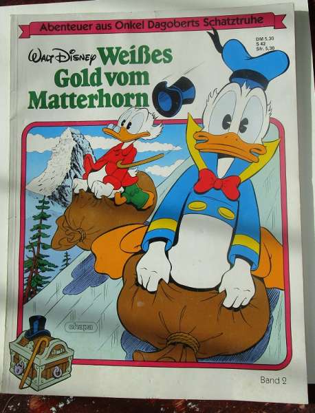 Abenteuer aus Onkel Dagoberts Schatztruhe Band 2 Weißes Gold vom Matterhorn