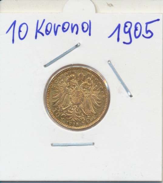 10 Corona Kronen 1905 Franz Joseph I Gold