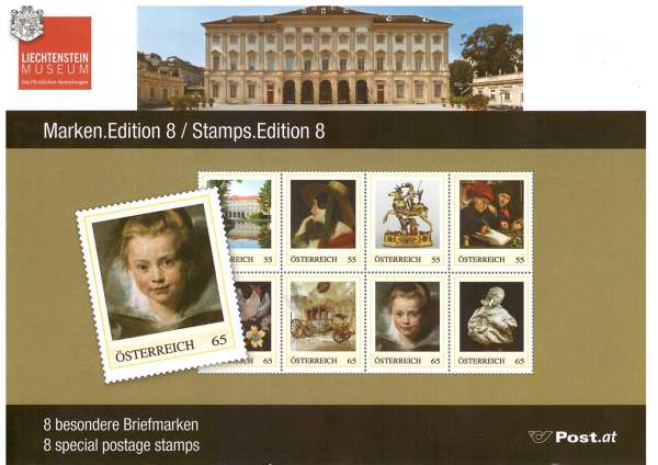 Liechtenstein Museum 8 Briefmarken ME 8