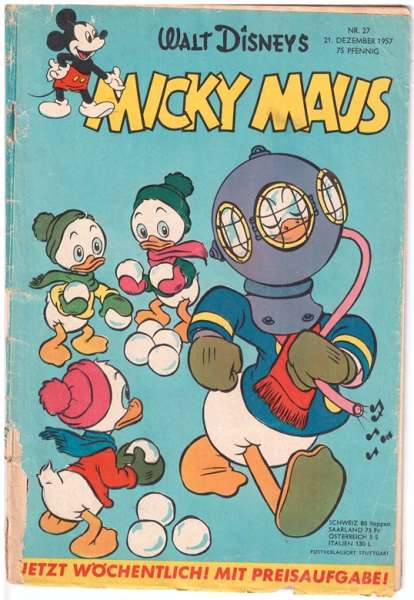 Micky Maus Nr. 27/1957 - 21.12.1957