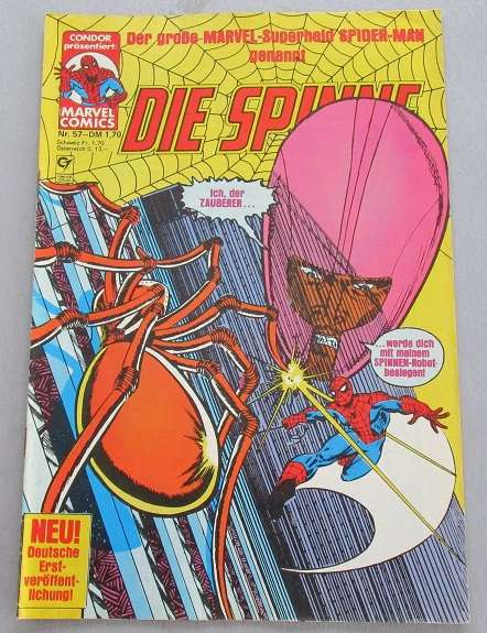 Die Spinne Spider Man Condor Marvel Comics Nr.57