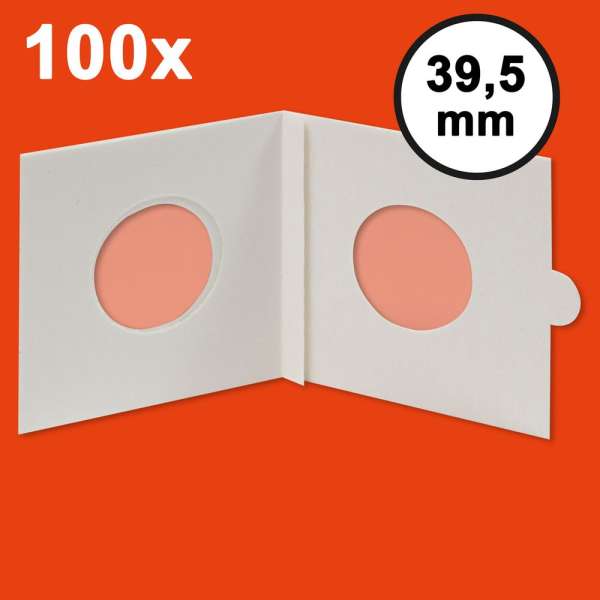 HARTBERGER Münzrähmchen 39,5 mm, selbstklebend, 100er-Packung