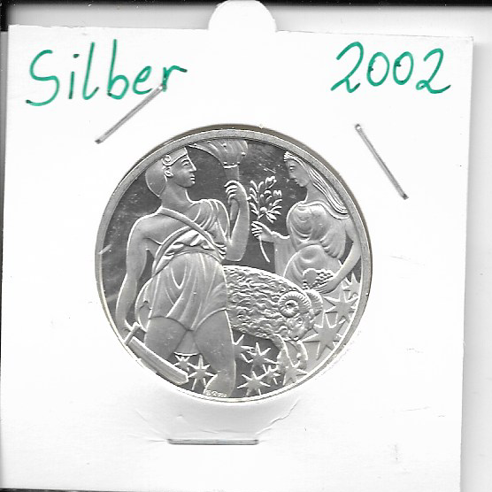 2002 Kalendermedaille Jahresregent Silber