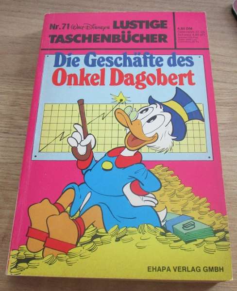 LTB Band. 071 LTB Die Geschäfte des Onkel Dagobert 1980