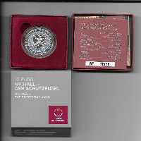 10 Euro  2017 Michael Der Schutzengel Silber PP Ank. Nr.31 10 Euro  2017 Michael Der Schutzengel Silber PP Ank. Nr.31