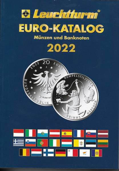 Leuchtturm Euro-Münzen und Banknoten Katalog 2022 19 Auflag
