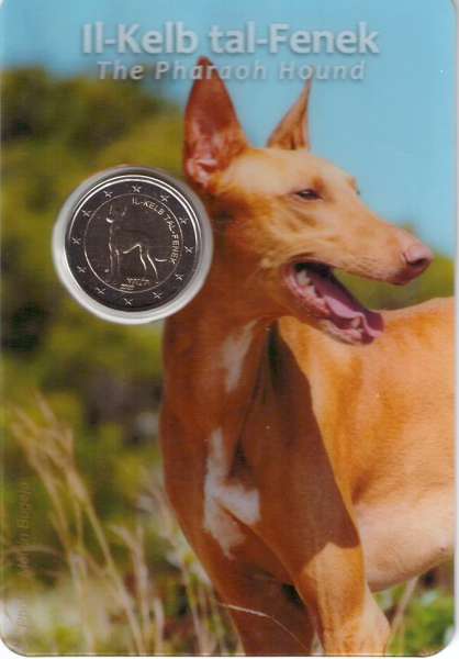 2 Euro Malta 2026 Pharaonenhund Blister