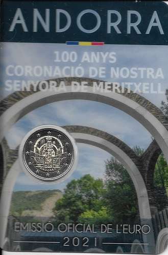 2 Euro Andorra 2021 Meritexell