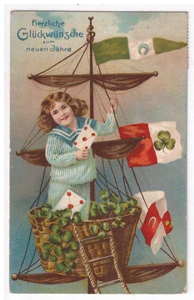 Herzliche Glückwünsche zum neuen Jahre ca.1916