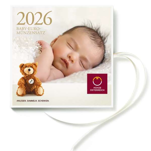 2026 Babysatz Euro Kursmünzensatz KMS Mintset Österreich