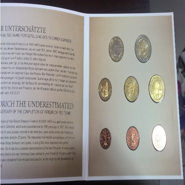 2017 offizieller Kursmünzensatz KMS Mintset Österreich