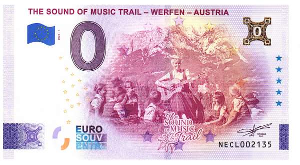ANK.Nr. The Sound of Music Trail Werfen Gold 0 Euro Schein 2026-1