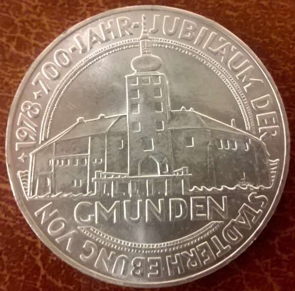 100 Schilling Gmunden 1978 Silber Ank Nr. 17