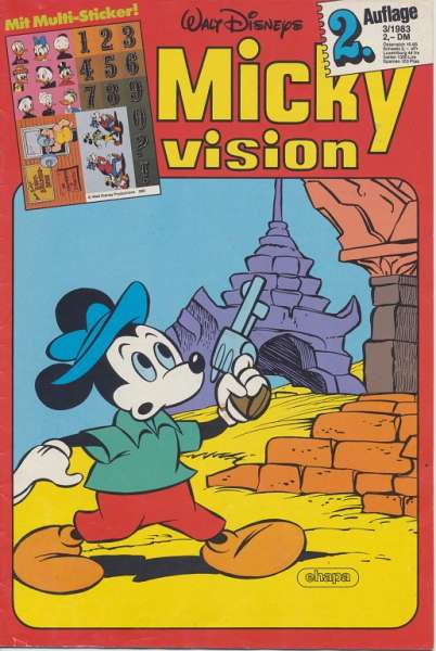 Mickyvision 2.Auflage Heft Nr. 3/1983