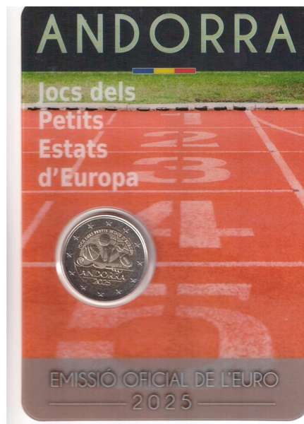 2 Euro Andorra 2025 Klein Staatenspiele