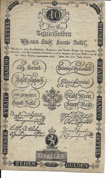 Franz II 10 Gulden 1806