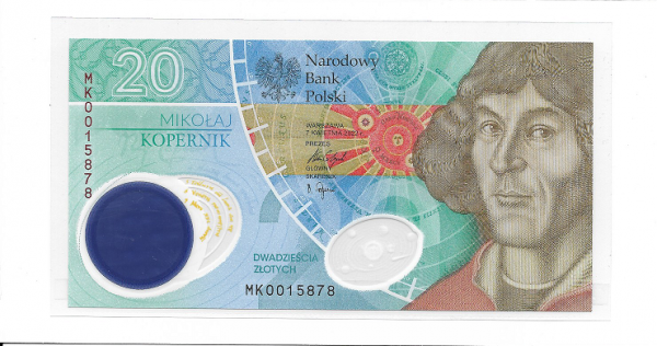 20 Zlotych Mikolaj Kopernik 2022 unc.