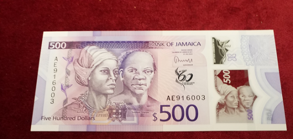 Jamaica - 500 Dollars 2022 UNC - Pick new