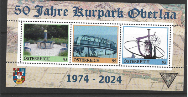 Philatelie 50 Jahre Kurpark Oberlaa Marken Edition 3